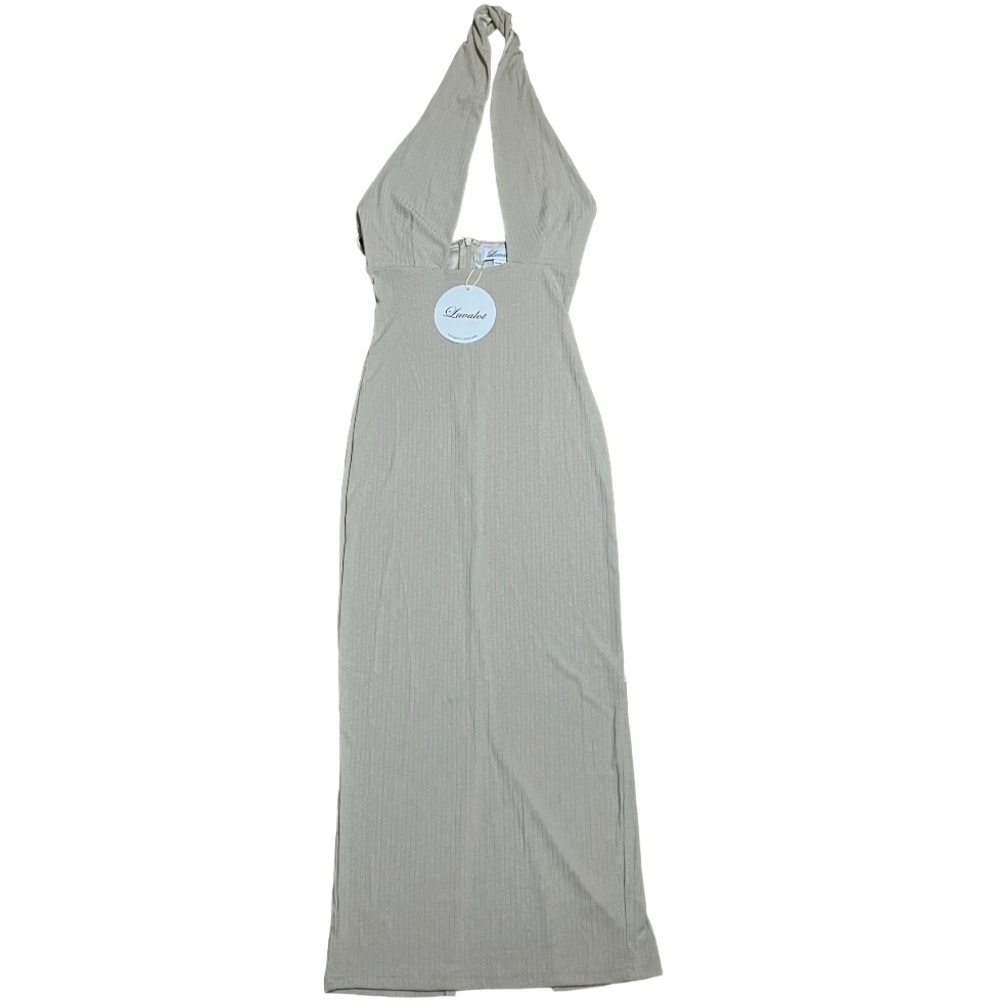 Luvalot XS Beige Midi Dress